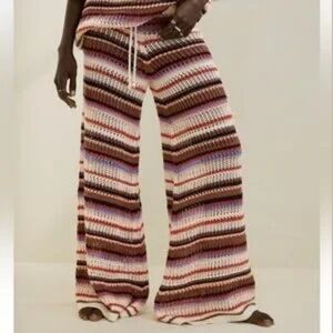 Aerie Multicolor Knit Pants (swimwear)